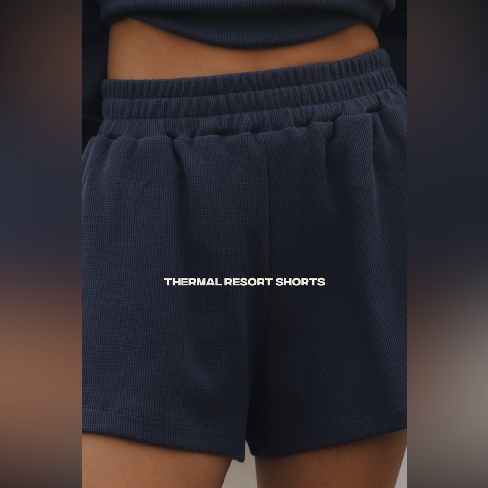 Daily Drills Thermal Resort Shorts - Navy